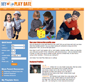 Tablet Screenshot of myplaydate.com